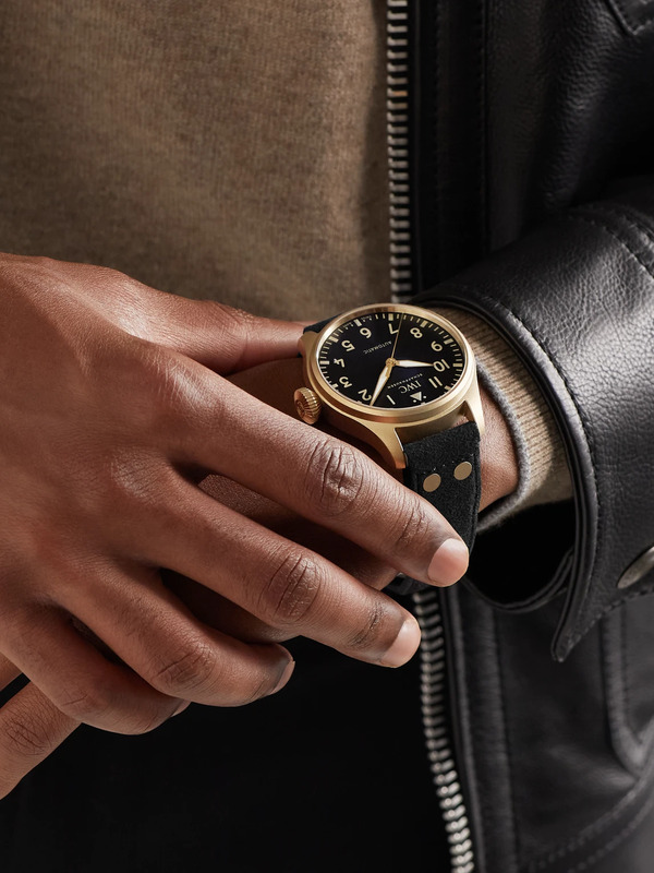  Iwc Schaffhausen - Big Pilot's 43 Automatic 43mm Bronze And Alcantara Watch, Ref. No. Iw329703 - Men - Black - 121 