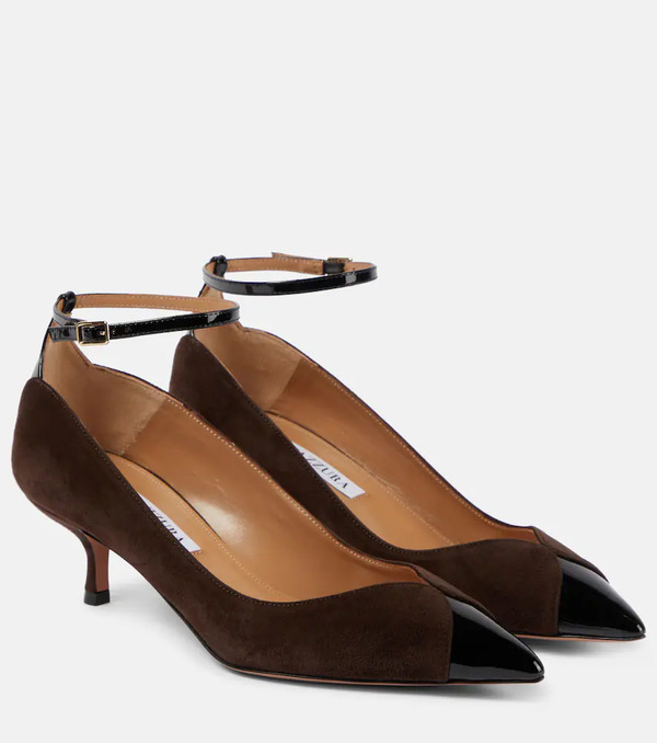  Aquazzura Aquazzura Pinot 50 Suede Pumps 