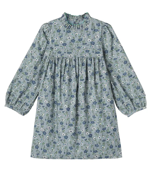  Bonpoint Bonpoint Topaz Floral Cotton Dress 