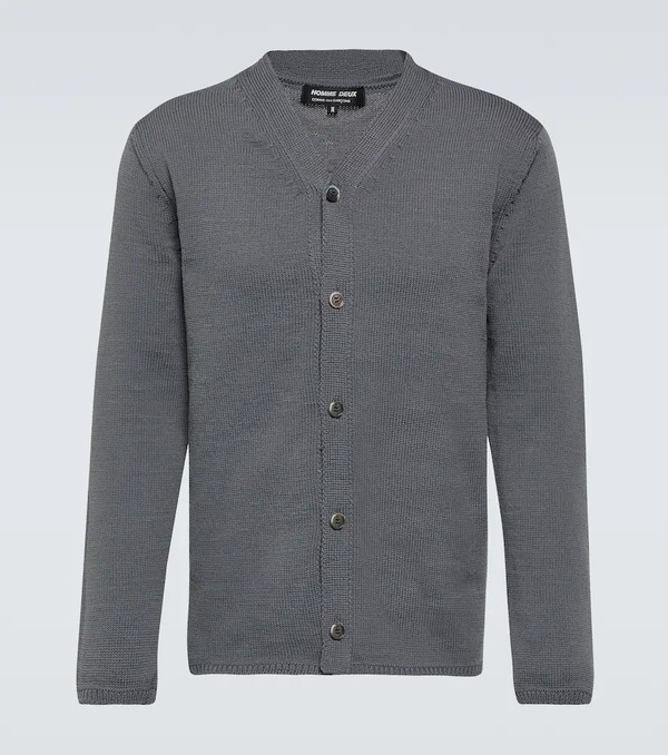  Comme Des Garcons Homme Deux Comme Des Garã§ons Homme Deux V-neck Jersey Cardigan 