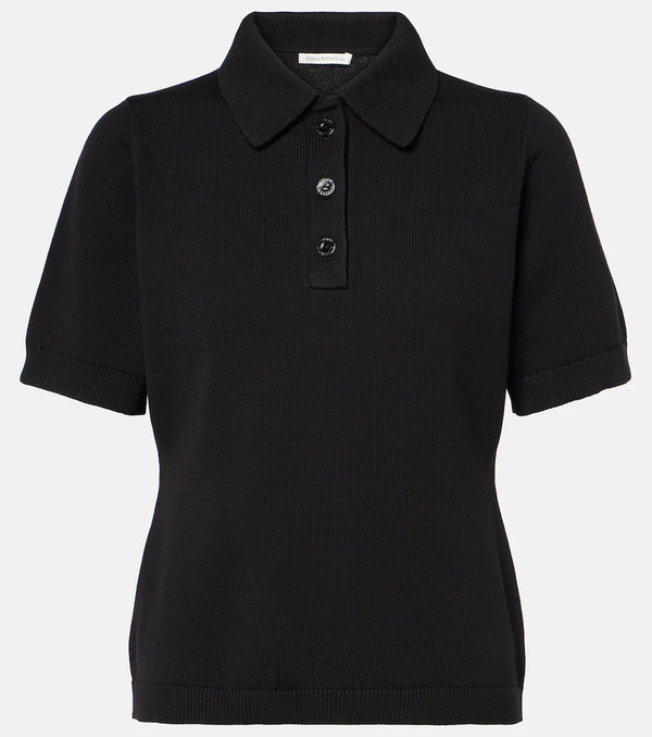  Emilia Wickstead Emilia Wickstead Fairlie Cotton Jersey Polo Shirt 