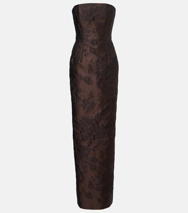  Emilia Wickstead Emilia Wickstead Laelia Jacquard Corset Gown 