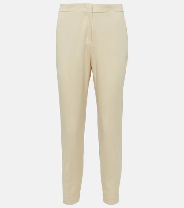  Etro Etro High-rise Cotton-blend Tapered Pants 