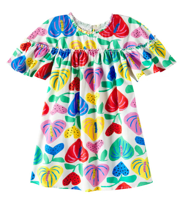  Fabula Fã¡bula Amor De Flor Printed Cotton Dress 