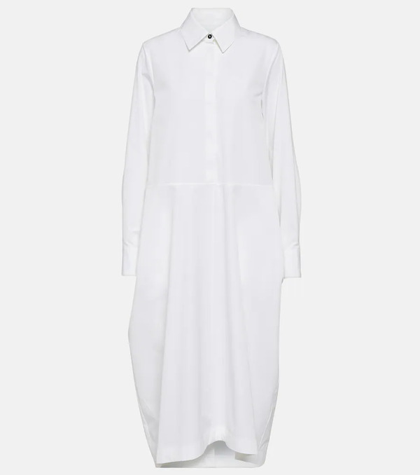  Jil Sander Jil Sander Cotton Poplin Shirt Dress 