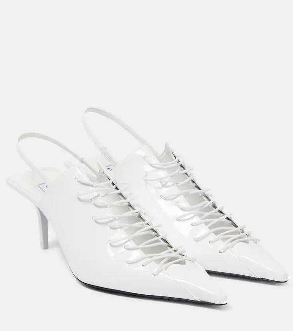  Jimmy Choo Jimmy Choo X Jean Paul Gaultier Corset Leather Pumps 