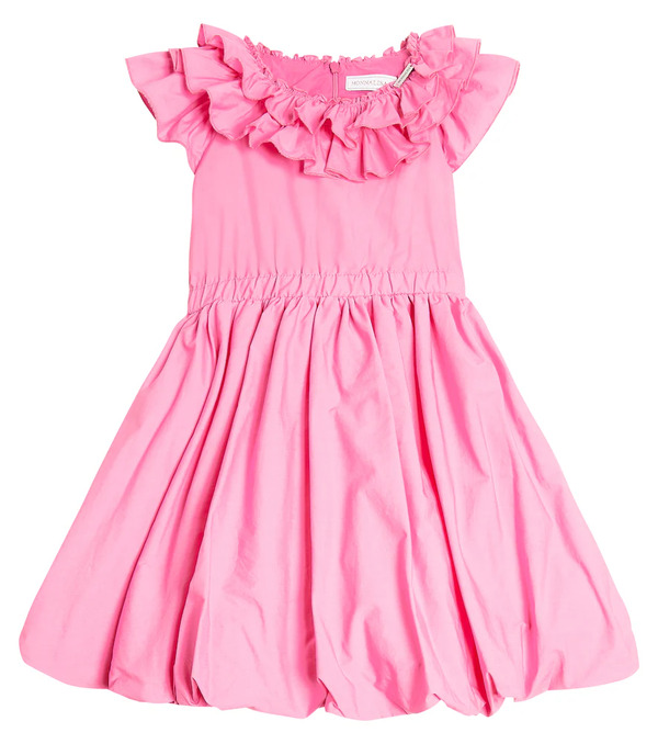  Monnalisa Monnalisa Ruffle-trimmed Cotton Dress 