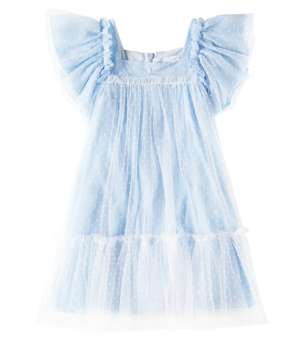  Patachou Patachou Polka-dot Tulle Dress 