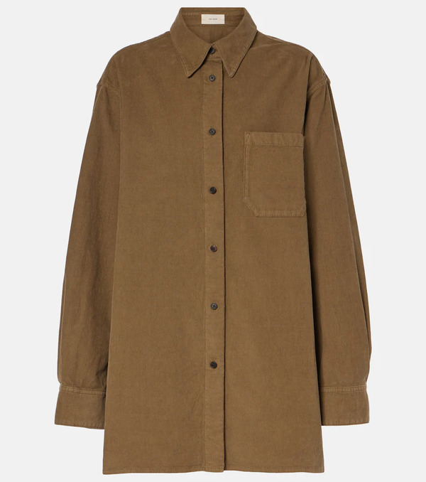  The Row The Row Idro Cotton Corduroy Shirt 