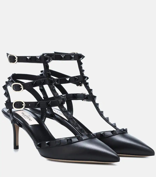  Valentino Garavani Valentino Garavani Rockstud Leather Pumps 