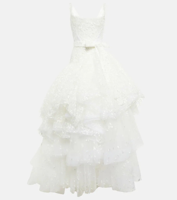  Vivienne Westwood Vivienne Westwood Bridal Princess Embroidered Gown 