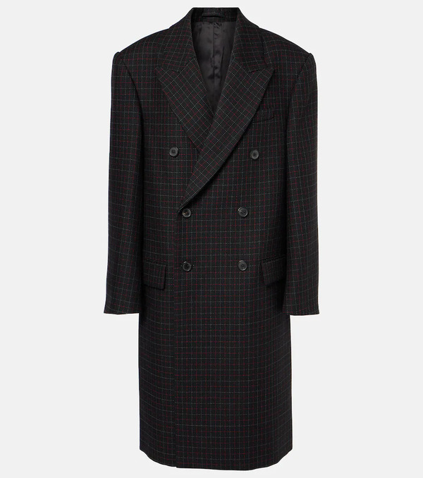  Wardrobe.nyc Wardrobe.nyc Oversized Checked Virgin Wool Coat 