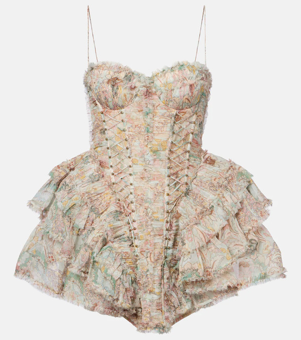  Zimmermann Zimmermann Rebellion Floral Silk Minidress 