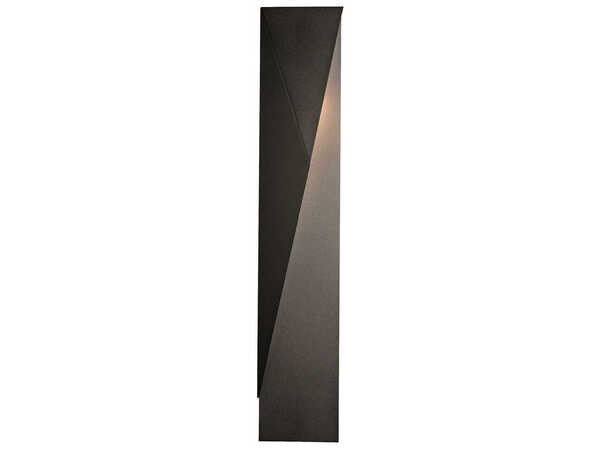  Hubbardton Forge Carbon 1-light Outdoor Wall Light In Black 