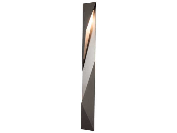  Hubbardton Forge Carbon 2-light Outdoor Wall Light In Black 