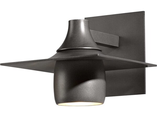  Hubbardton Forge Hood 1 - Light Outdoor Wall In Steel 