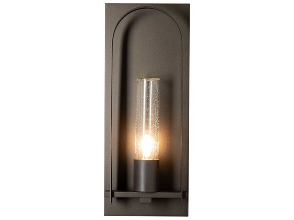  Hubbardton Forge Triomphe 1-light Outdoor Wall Light In Bronze 