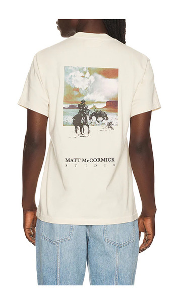  Austin Post X Matt Mccormick Ceremony Of Certainty Stage Pocket Tee In Cream. - Size S (also In M, L, Xl/1x) 