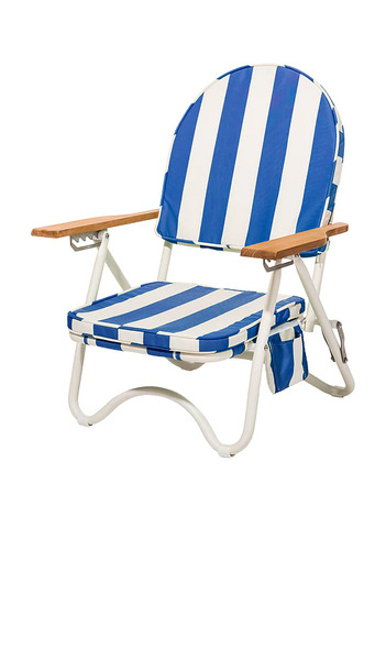  Business & Pleasure Co. Pam Chair In Blue,white. 