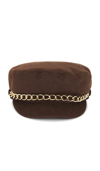  Eugenia Kim Marina Cap In Brown. 