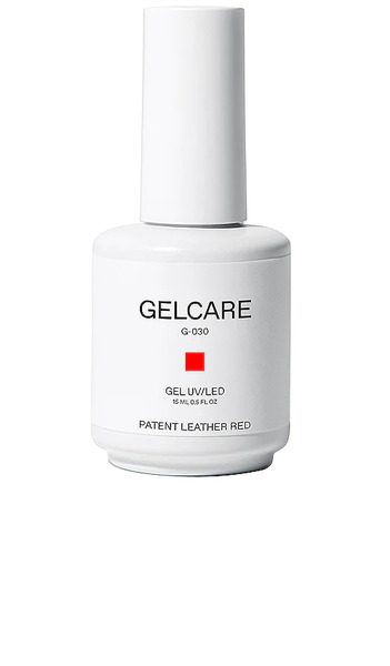  Gelcare Patent Leather Red Gel Nail Polish In Red. 