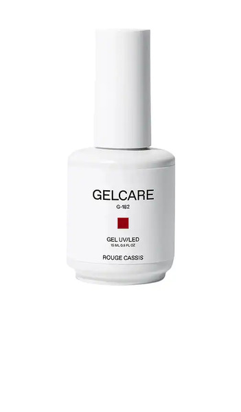  Gelcare Rouge Cassis Gel Nail Polish In Red. 