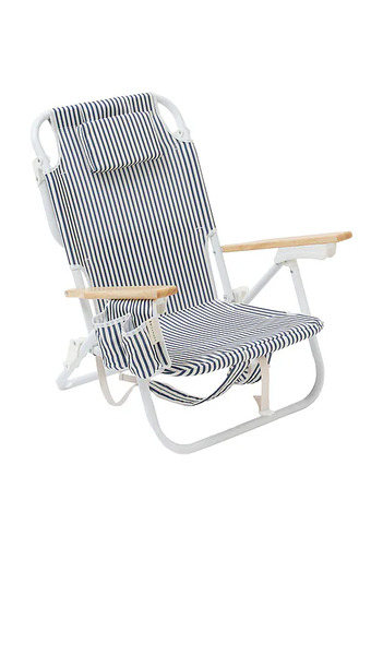 Sunnylife The Resort Luxe Beach Chair In Navy. 