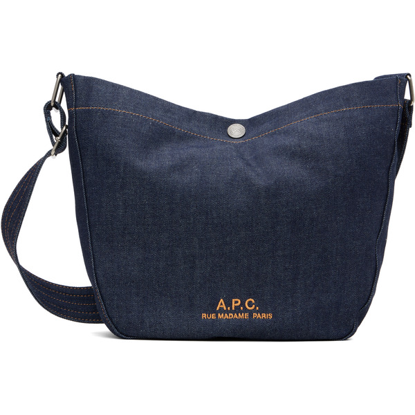  A.p.c. Blue Journal Small Satchel 