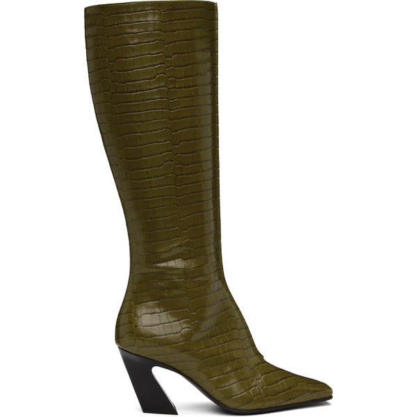  Bottega Veneta Green Lewis Tall Boots 